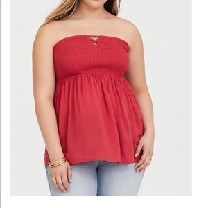 Torrid Smocked Tube Top